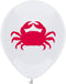 Crab Latex Balloons, 16-Pack 12inch Animal Crab Birthday Party Decorations
