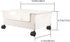 Cabilock Storage Box with Pulleys - Utility Rolling Cart Book Storage Bin with Wheels for Kids, Toy Organizer Rack