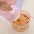 Pink Glass Saucepan, 1.5L/50oz with Lid and Handle, Safe for Pasta, Soup, Milk, Baby Food