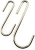 20 Pack Heavy Duty S Hooks Stainless Steel S Shaped Hooks for Kitchenware, Utensils, Clothes, Tools (Silver)
