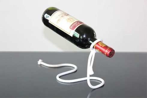 Fantasee Magic Suspending Rope Wine Holder, Floating Illusion Bottle Holder for Kitchen Home Decoration