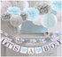 luckylibra Boy Baby Shower Decorations, It is a Boy Banners, Elephant Garland, Paper Lantern, Paper Flower Pom Poms