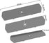 2 Pack Kitchen Faucet Sink Splash Guard, 24" x 5.6'' Silicone Faucet Water Catcher Mat for Countertop, Bathroom, RV