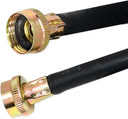 Eastman Washing Machine Drain Hose, 3/4 Inch FHT Connection, 8 Foot Black Rubber, 60327N by Eastman