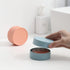 2 PCS Round Portable Soap Container, Travel Soap Dish with Lid, Sealed Waterproof Holder for Travel, Gym, Home Shower