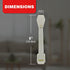 Spring Loaded Cord Tensioner by Amazing Drapery Hardware - Ivory, 1 Pack