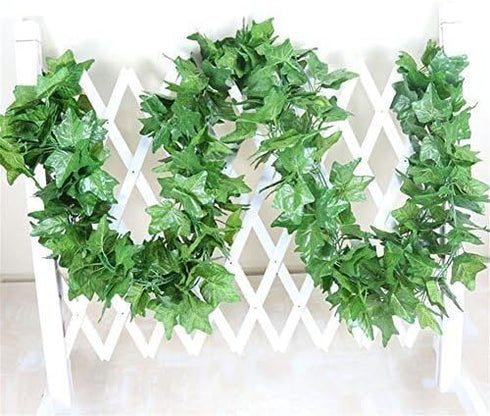 40 Ft Realistic Artificial Ivy Garland, UV Resistant Fake Hanging Vines for Indoor/Outdoor Wedding Decor - Pack of 5
