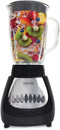 Dominion D4002BG Countertop Blender with 5-Cup Glass Jar (42oz), 10-Speed Settings with Pulse Function, Sharp Stainless Steel Blade, Black by Dominion