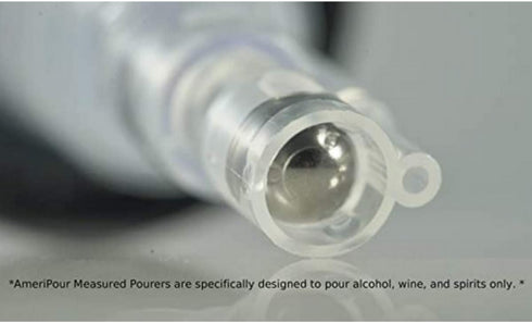 Measured Pourer for Liquor Bottles, Collared Bar Spouts Made in the USA, Perfect Cocktail Pour Every Time