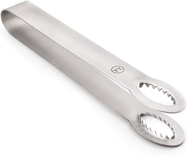 Outset Stainless Steel Ice Tongs, 8-Inch Length