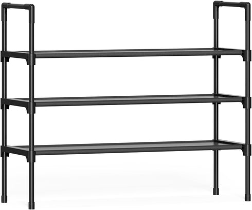 Kitsure Shoe Rack for Closet - Shoe Organizer, Large-Capacity & Space-Saving Shoe