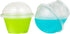 7oz Golden Apple Clear Plastic Dessert Cups, 50 Sets Parfait Cups with Dome Lids No Hole