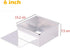 Anodized Aluminum Square Cheesecake Pan, Chiffon Cake Mold Baking Mould with Removable Bottom, 6 Inch x 6 Inch x 3 Inch