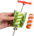 Vegetables Spiral Knife Carving Tool, Manual Spiral Slicer Cutter for Potato, Carrot, Cucumber Salad