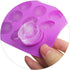 4 PACK Flower Shape Chocolate Candy Molds Set, DanziX Silicone 15 Cavity Baking Mold for Wedding, Festival, Parties,