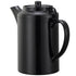 Service Ideas TST612BL Double Wall Teapot with Tether, Plastic, 16 oz., Black