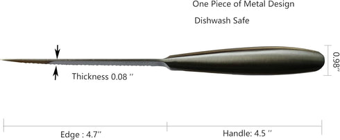 Steak Knives, Razor-Sharp Steak Knives Set of 4, Stainless Steel Serrated Steak Knife, Silver Kitchen Steak Knife Set,