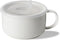 Oversized Soup Bowl with Handle: 38 oz Ceramic Soup Mug with Lid