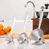Stainless Steel Funnels, 3 in 1 Kitchen Funnels with Handy Handle for Transferring Liquid, Dry Ingredients & Powder