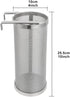 JoyTube 4"x10" 300 Micron Spider Strainer Mesh, Hops for Home Beer Brewing Filter Kettle