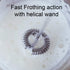 Grosche EZ Latte Battery Operated Milk Frother and Matcha Whisk, Black