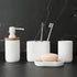 Bamboo Electric Toothbrush Holders, 2 Pack Bathroom Storage Organizer for Toothpaste, Floss, Razor, Countertop