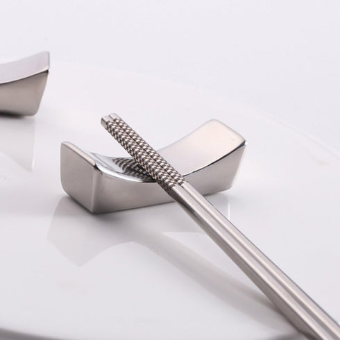 MyLifeUNIT Stainless Steel Chopsticks Rest, Knife Rest and Holder, Set of 4