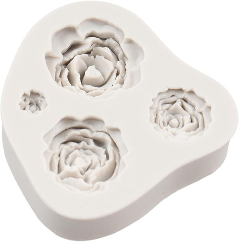 Rose Mold, Rose Flower Silicone Fondant Cake Molds for Cupcake Topper, Cake Decoration, Chocolate Candy