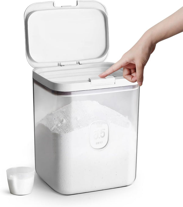 Flour Container - 5.5 L /5.81qt/5kg Large Flour Dispenser Keep Your Flour