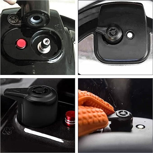 Electric Pressure Cooker Valve Gasket, Universal Accessory Set with Anti Blocking Bracket for Normal Pressure Cookers