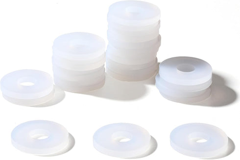Grolsch Gaskets Silicone Seals for Swing Top Bottles, 40 Pack Combo Pack Clear, Soft Silicone for Better Sealing
