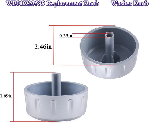 WE01X23599 Replacement Knob for GE Washer Knob WH11X20875 (1 Pcs)