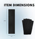 Nispira True HEPA Replacement Filter H + Carbon Pre Filter B - Compatible with Honeywell HRF-H1 HRF-H2 HRF-B1, Fits Air