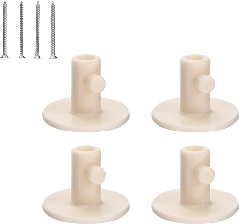 Stand Mixer Attachment Holders,4 Pack Kitchen Accessory Organizer Compatible with Kitchenaid Mixer Attachments Kitchenaid Mixer Accessories for Storing Dough Hooks,Flat & Flex Edge Beater,Wire Whip