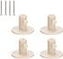Stand Mixer Attachment Holders,4 Pack Kitchen Accessory Organizer Compatible with Kitchenaid Mixer Attachments Kitchenaid Mixer Accessories for Storing Dough Hooks,Flat & Flex Edge Beater,Wire Whip