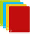 Goodluck 4 Pieces Flexible Cutting Boards - BPA Free Plastic Cutting Boards for Kitchen, Non-Slip Cutting Mats