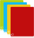Goodluck 4 Pieces Flexible Cutting Boards - BPA Free Plastic Cutting Boards for Kitchen, Non-Slip Cutting Mats