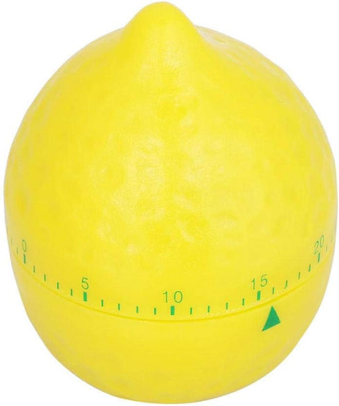 Jadeshay Lemon Shape Mechanical Kitchen Timer, Manual Counters Cooking Timing Tool