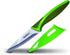 Zyliss Classic Paring Knife Set with Sheath Cover - Precision Knife for Cutting, Slicing & Peeling - Small Culinary 3 ¼” Paring Knife & 3 ¾” Serrated Knife - Carbon Stainless Steel Blade - Red/Green by Zyliss