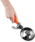 8 1 Restaurantware Met Lux Ounce Portion Scoop Durable Disher Scoop - Thumb Trigger Orange Stainless Steel Ice cream