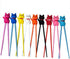 Cute Tableware Learning Training Helper - Chopsticks for Kid Beginner Adult (3pcs, Lucky Cat)