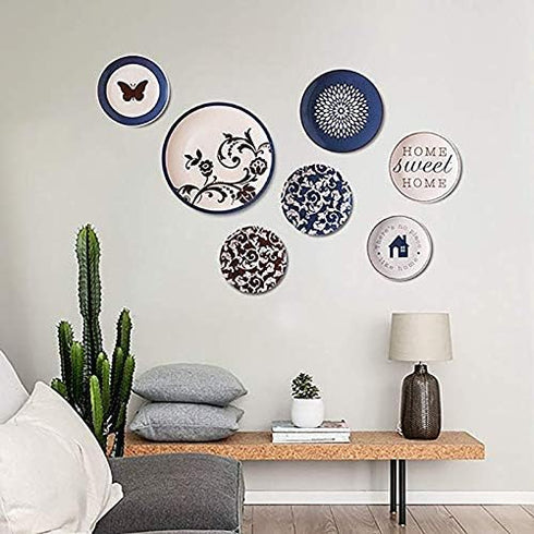 Artliving 1.25 Inch Invisible Adhesive Plate Hanger Set, Vertical Plate Holders for The Wall (50 Pack)