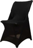 Premium Black Spandex Chair Cover for Lifetime Folding Chairs