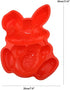 Non-stick Easter Bunny Silicone Cake Pan Mold for Baking, Rabbit Holding Egg