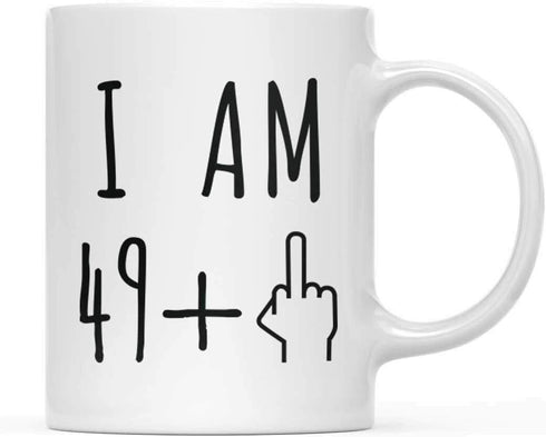 Funny 50th Birthday Gift for Women and Men | Happy Bday Coffee 11oz Mug | Gag Party Cup Idea for Celebration