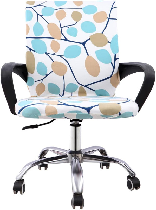 Office Chair Cover, Computer Ergonomic Slipcover, Mid Back Chair Covers (Chair not Included)