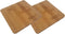Small Mini All Natural Bamboo Cutting Board, Great for Apartments, RVs, Camping, 2 Pack