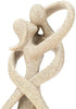 Sandstone Statue, Handmade Sandstone Kiss Lovers Couple Abstract Sculpture Art Craft Decoration