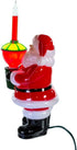 Kurt Adler Jolly Santa Bubble Light Tabletop Decoration, 7 1/4-Inch