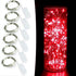 YKB 6 Pack Red LED Fairy String Lights with 20 Mini LEDs on 6.6FT/2M Copper Wire for Holiday Wedding Decorations